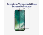 Anik Premium Full Edge Coverage High-Quality Full Faced Tempered Glass Screen Protector fit for Samsung Galaxy A42 5G - Full Cover, Double Pack