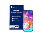 Samsung Galaxy A70 Compatible Premium Hydrogel Screen Protector With Full Coverage Ultra HD - Double Pack, High-Grade Korean Membrane