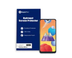 Samsung Galaxy M01s Compatible Premium Hydrogel Screen Protector With Full Coverage Ultra HD - Double Pack, High-Grade Korean Membrane