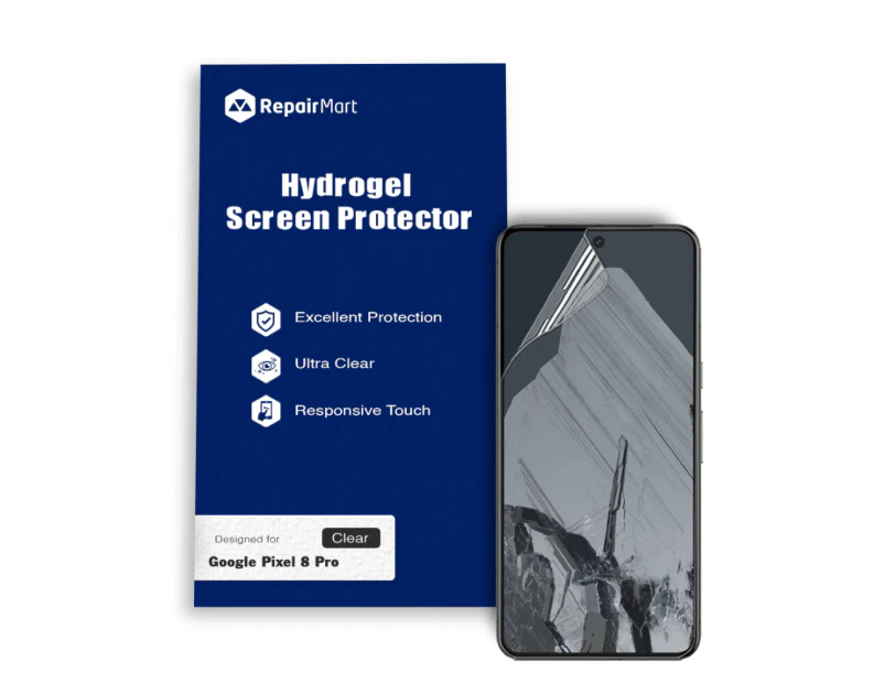 Google Pixel 8 Pro Compatible Premium Hydrogel Screen Protector With Full Coverage Ultra HD - Double Pack, Basic Chinese Hydrogel Membrane