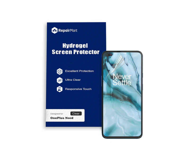 OnePlus Nord Compatible Premium Hydrogel Screen Protector With Full Coverage Ultra HD - Single Pack, High-Grade Korean Membrane