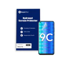 Honor 9C Compatible Premium Hydrogel Screen Protector With Full Coverage Ultra HD - Single Pack, High-Grade Korean Hydrogel Membrane