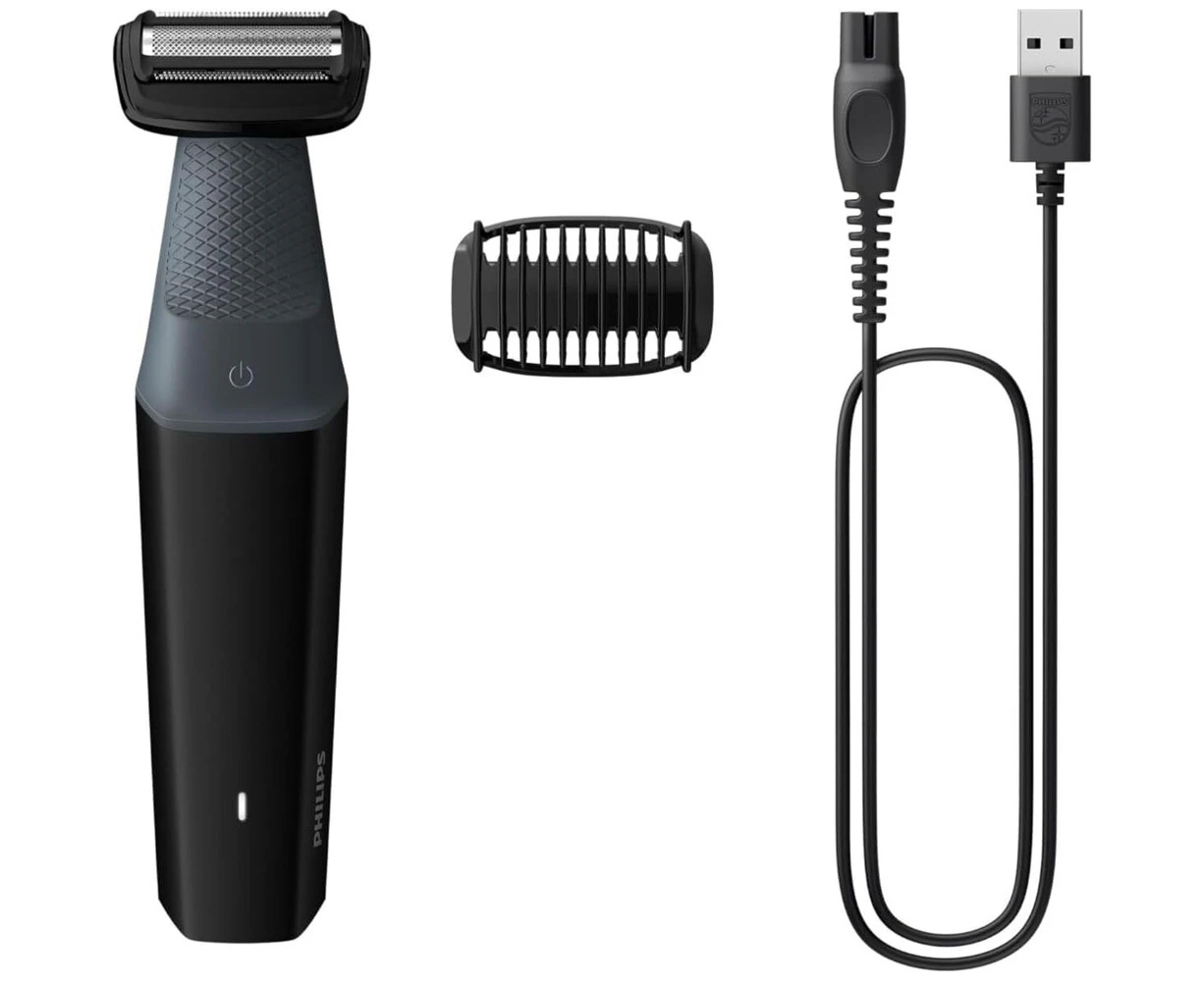 Philips BG3017/01 Showerproof Groin & Body Trimmer Grooming Kit Series 3000