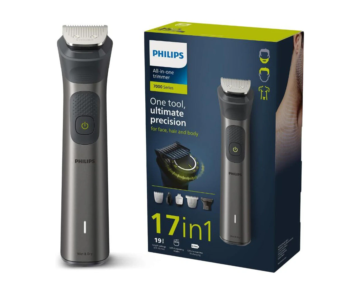 Philips MG7940/85 All-in-One Multigroom 17-in-1 Head to Toe Trimmer Series 7000