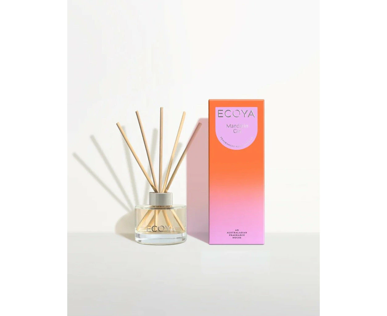 Ecoya Mini Reed Diffuser 50ml - Mandarin & Gin