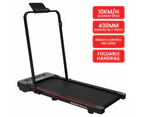 Powertrain K400 Electric Under Desk Treadmill Walking Pad Foldable Handrail