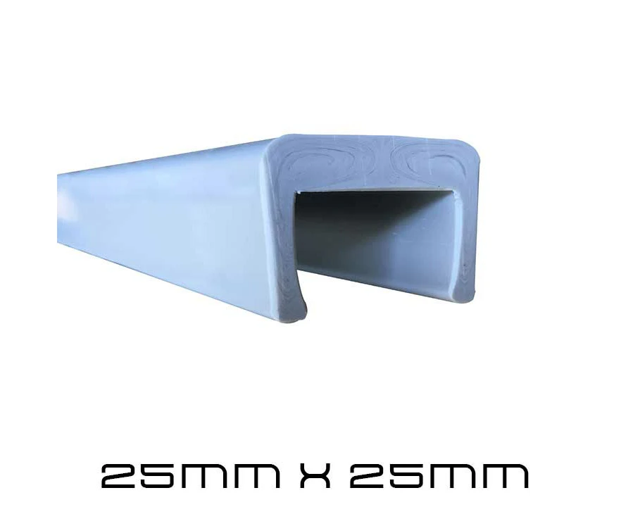 25mm X 25mm Bunk Cover Profile Skid 1mtr