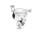 Pandora Bracelet Charm Little Girl Charm Mod. L925 Silver