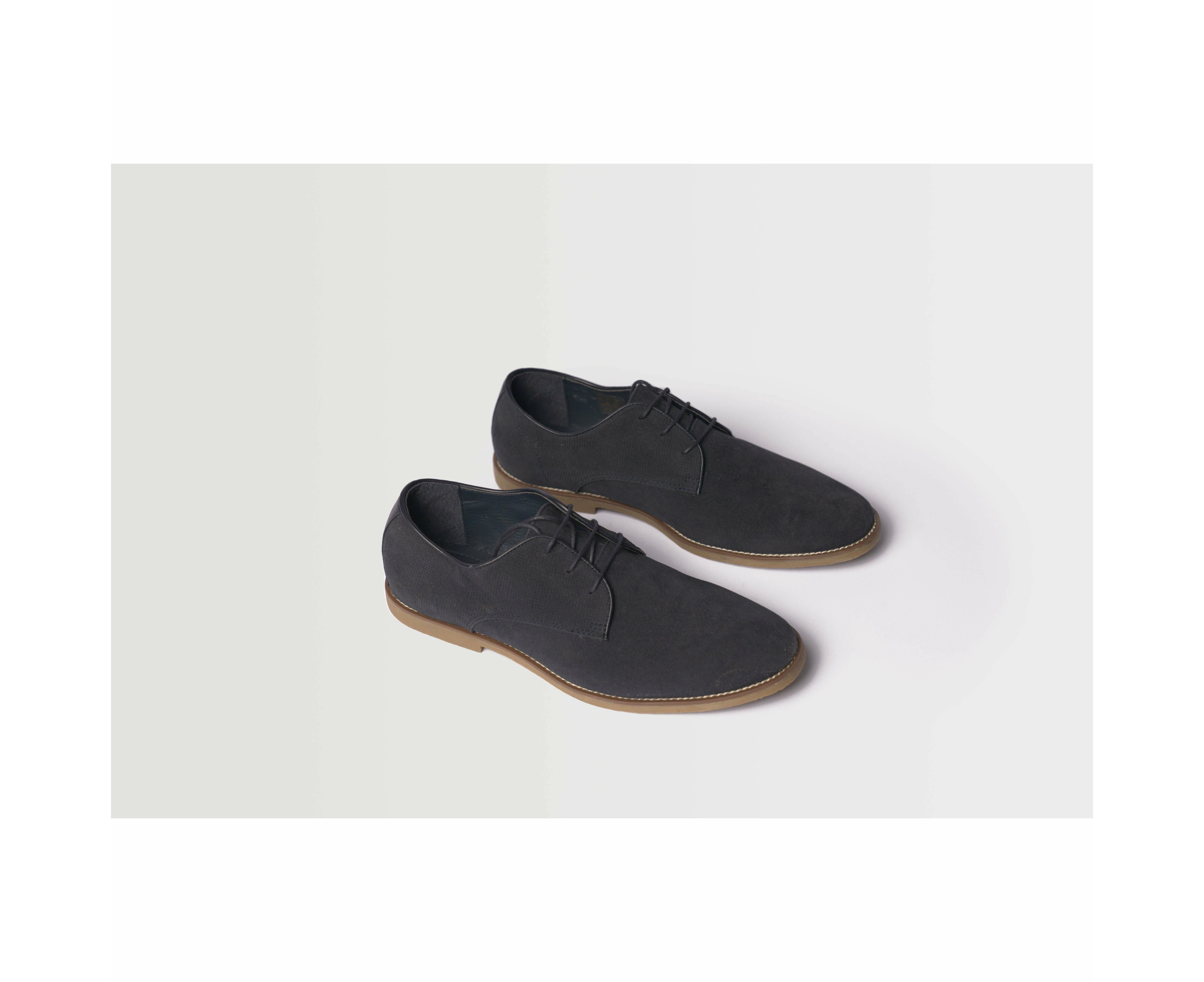 Topman Men's Spark Navy Suede Dress Shoes