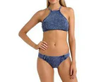 Seafolly Deja Blue Hipster Bikini Bottom - Denim