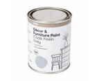 Decor and Furniture Paint, Chalk Finish Grey - Anko