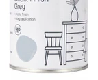 Decor and Furniture Paint, Chalk Finish Grey - Anko