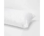 Luxury Quilted Pillow - High Profile, White