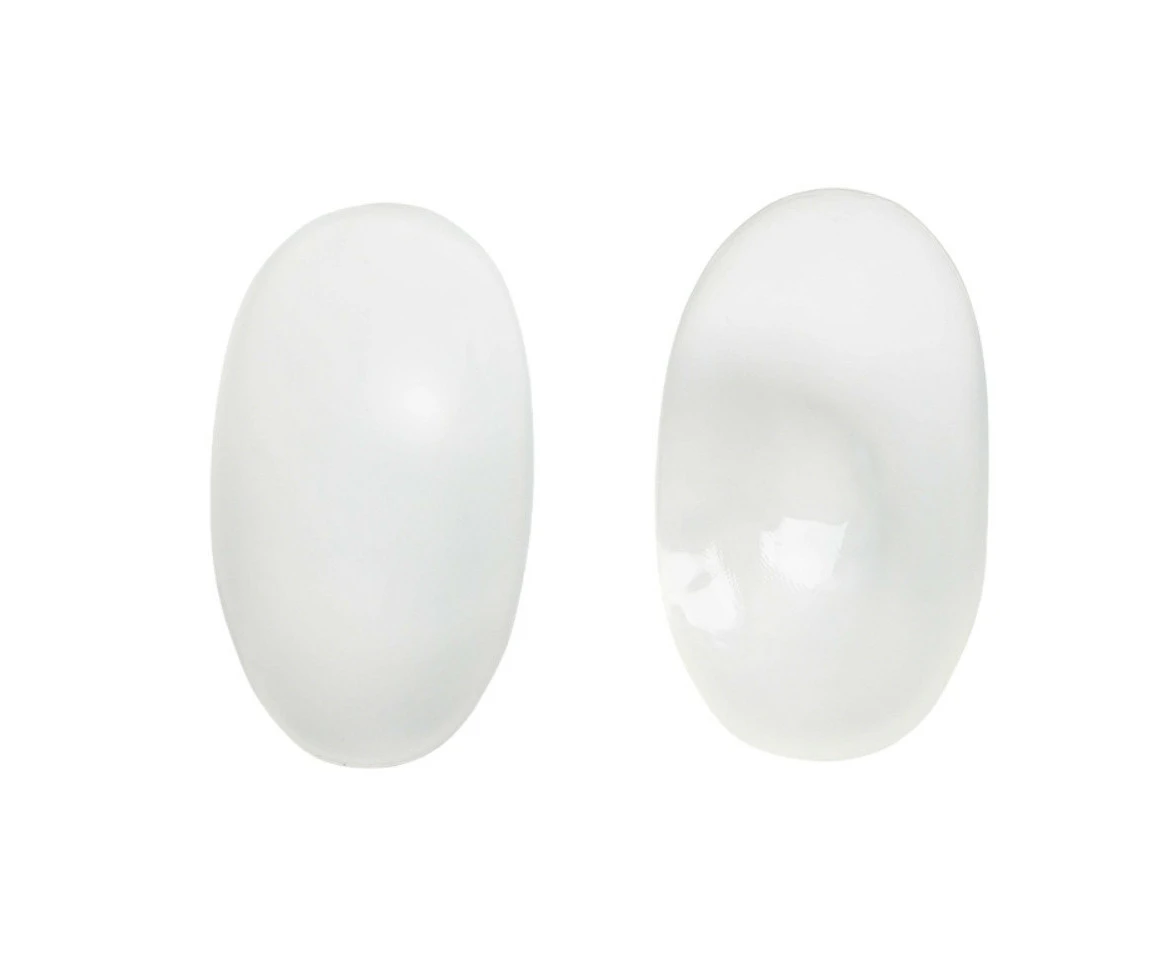 2X Soft Anti-Slip Invisible Shoulder Pads Naturally Increased Silicone Pads -Clear