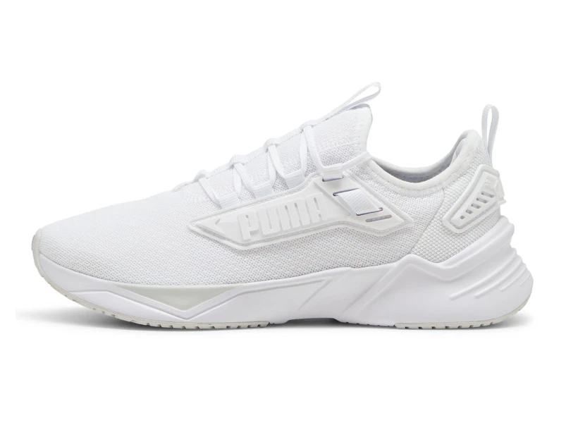 Puma Unisex Retaliate 3 Runners - Puma White/Feather Grey