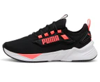 Puma Unisex Retaliate 3 Runners - Puma Black/Puma White/Sunset Glow