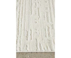 Newton Minimalism Stripes Ivory Contemporary Rug - 4 Sizes