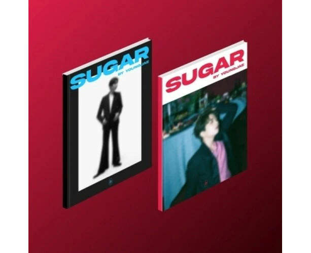 Youngjae - Sugar - Random Cover - incl. Photo Book, Photo Card, Lenticular Photo Card, Postcard, Sticker + Photo Stand  USA import