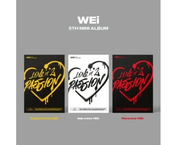 Wei - Love Pt.2 : Passion - incl. 84pg Photo Book, Lyric Book, Film Photo, ID Card + 2 Photo Cards  [COMPACT DISCS] Photo USA import