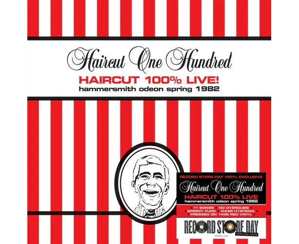 Haircut 100 - Haircut 100% Live (Hammersmith Odeon 1982) - Limited 140-Gram Red Colored Vinyl  [VINYL LP] Colored Vinyl, Ltd USA import