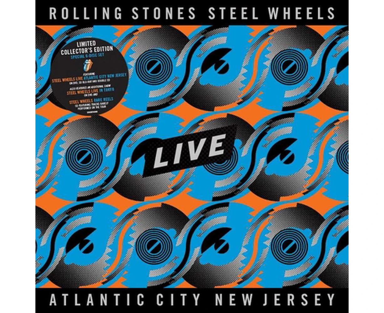 The Rolling Stones - Steel Wheels Live (Live From Atlantic City, NJ, 1989)  [COMPACT DISCS] Oversize Item Spilt, With USA import