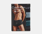 Calvin Klein Men's Microfibre Stretch Low Rise Trunks 3-Pack - Black