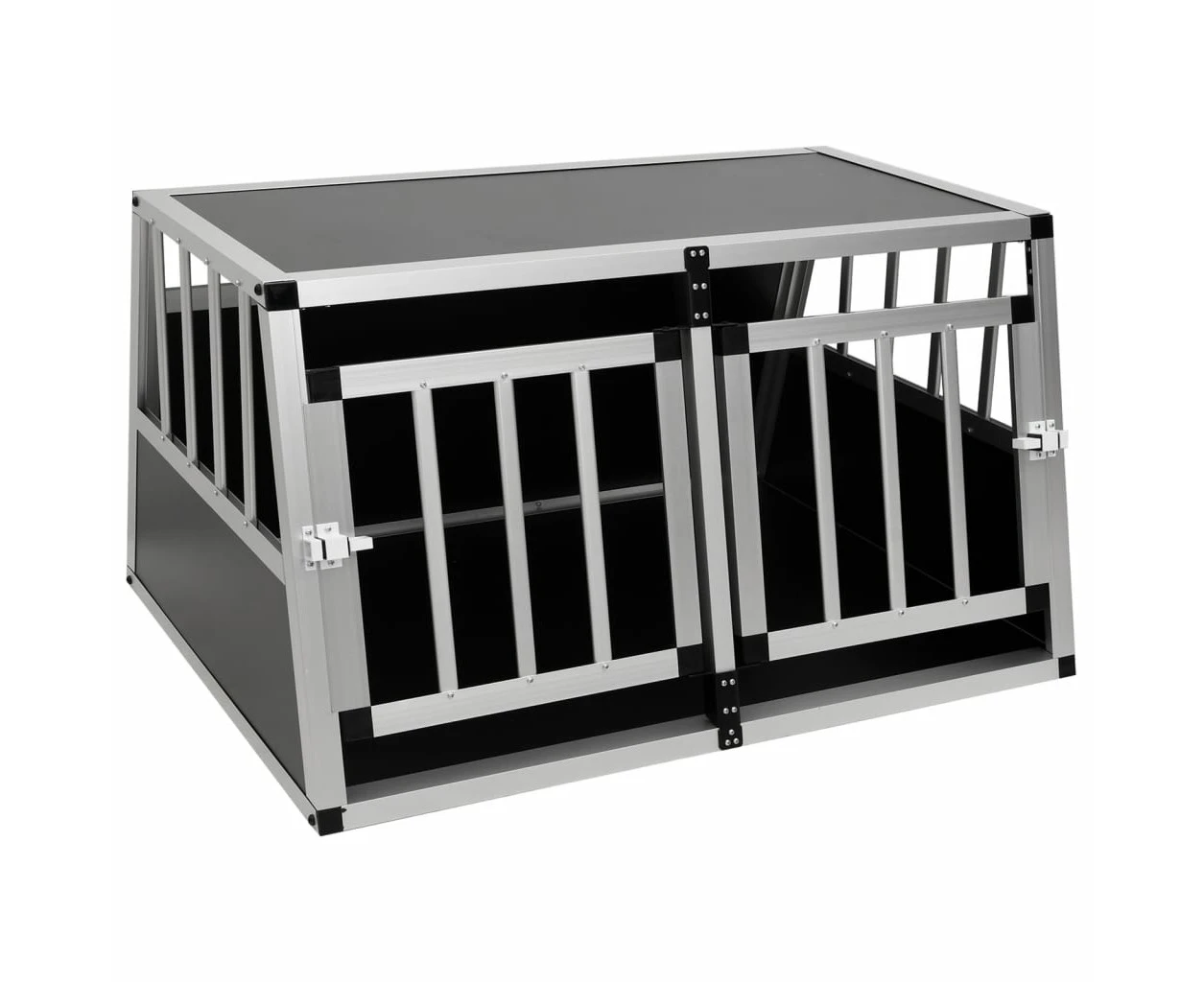 Andala Pets Dog Cage with Double Door 89x69x50 cm