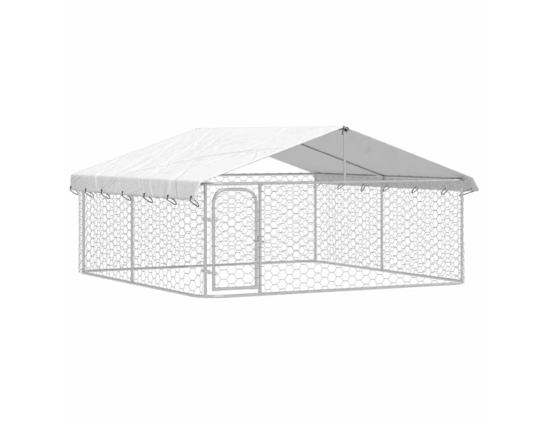 Andala Pets Outdoor Dog Kennel with Roof 300x300x150 cm