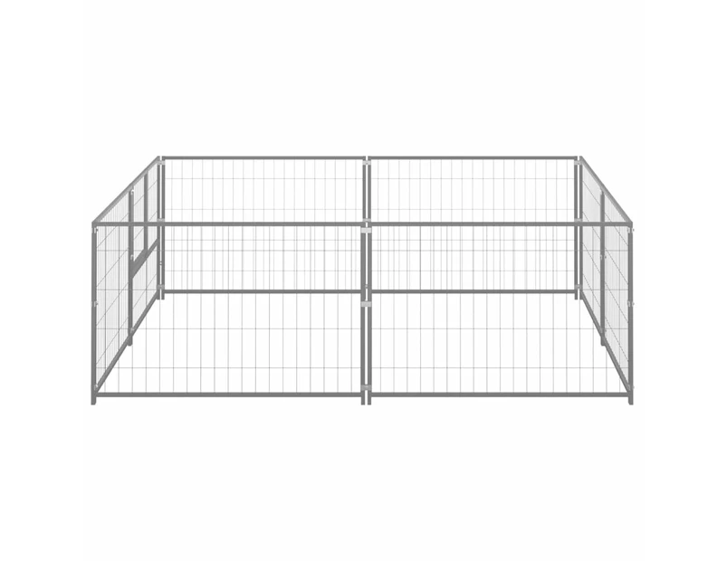 Andala Pets Dog Kennel Silver 4 m Steel