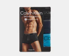 Calvin Klein Men's Microfibre Stretch Low Rise Trunks 5-Pack - Black/Blue/Navy/Grey/Light Blue