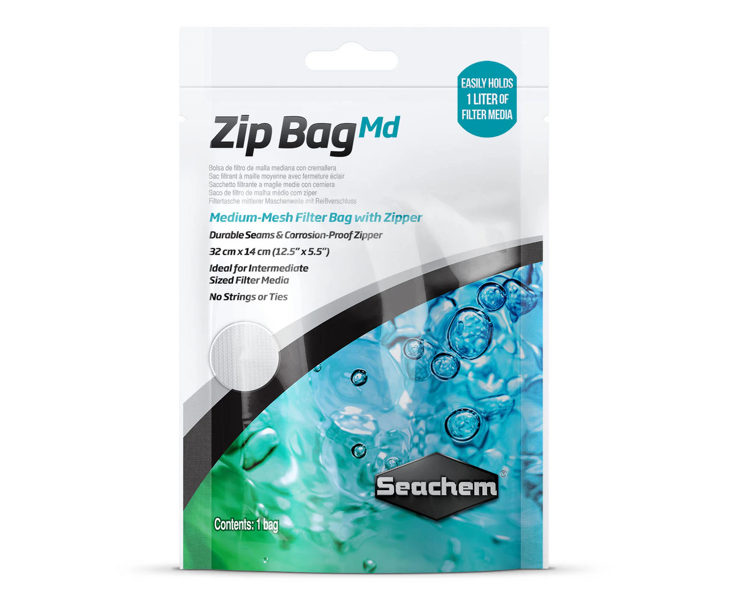 Seachem Zip Bag Medium 32x14cm (SC1521)