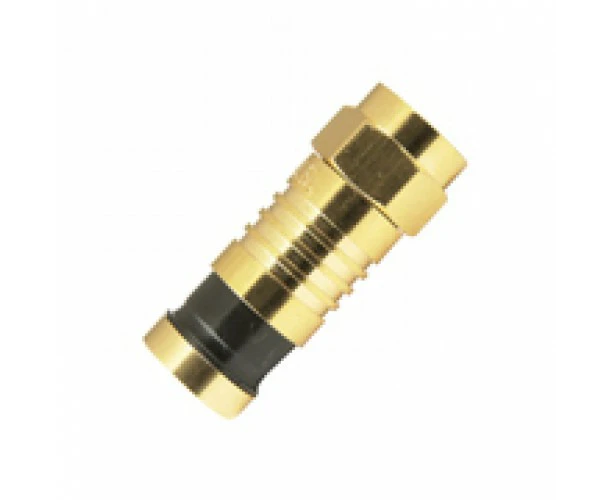 Avico Gold Compression F Plug To Suit RG6 Double Shielded