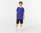 Puma Youth Boys' Active Small Logo Tee / T-Shirt / Tshirt - Lapis Lazuli