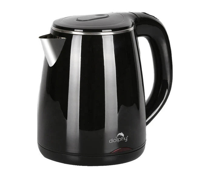 Dolphy Quick Boiling Automatic Cordless Electric Kettle 1.2L - Black