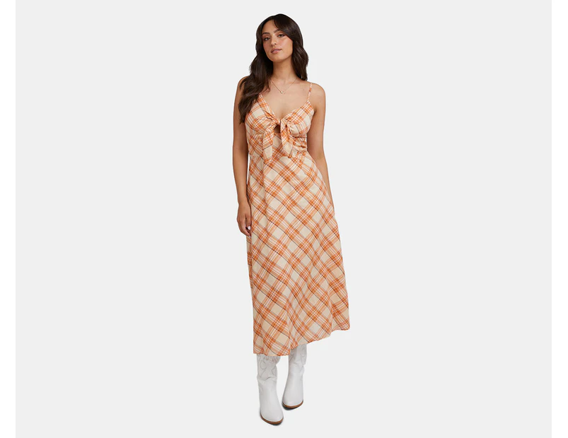 All About Eve Women's Fern Check Midi Dress - Multi