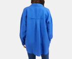 Elm Women's Cordelia Linen Shirt - Royal Blue