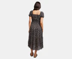 All About Eve Women's Maya Floral Maxi Dress - Black