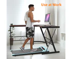 Advwin Under Desk Walking Pad Electric Treadmill Home Office Gym Fitness Equipment Walking Running Machine Blue