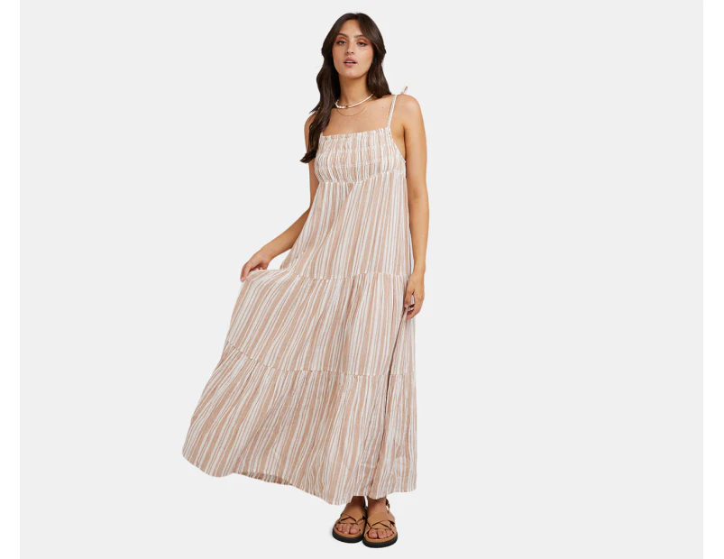 All About Eve Women's Grounded Maxi Dress - Tan