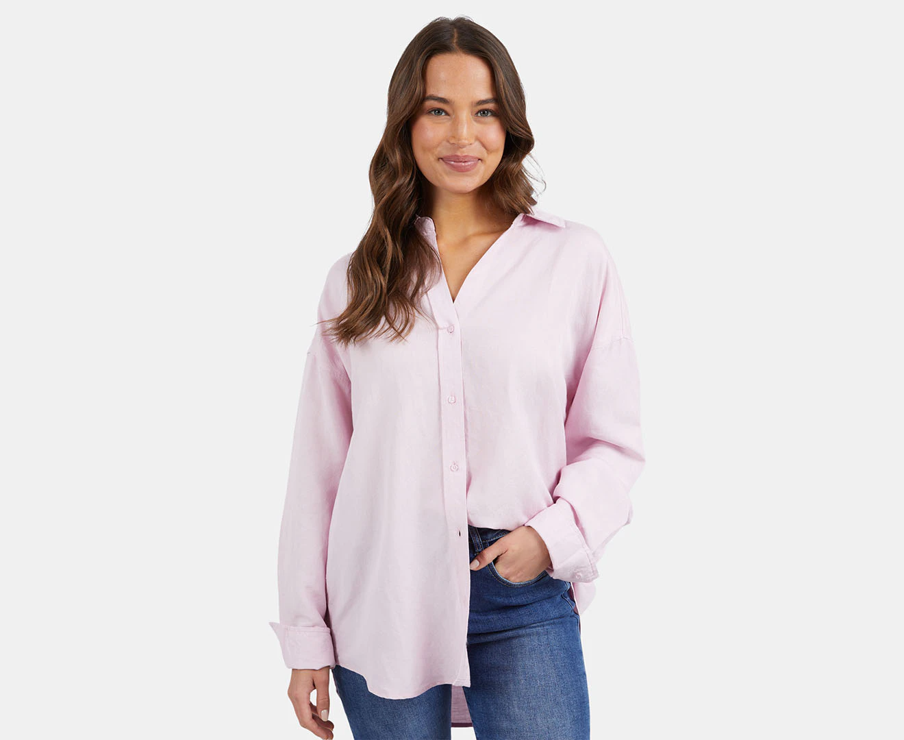 Elm Women's Cordelia Linen Shirt - Cherry Blossom