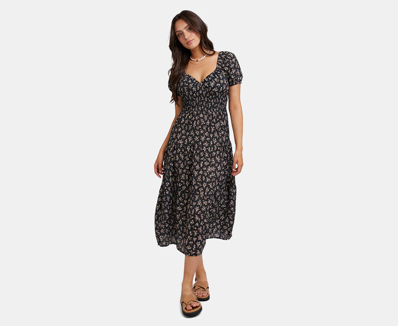 All About Eve Women's Maya Floral Maxi Dress - Black