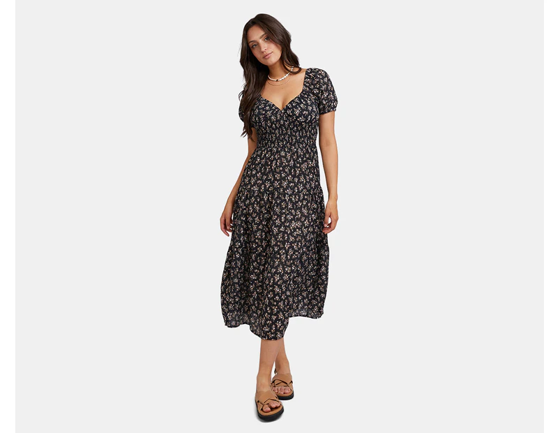 All About Eve Women's Maya Floral Maxi Dress - Black