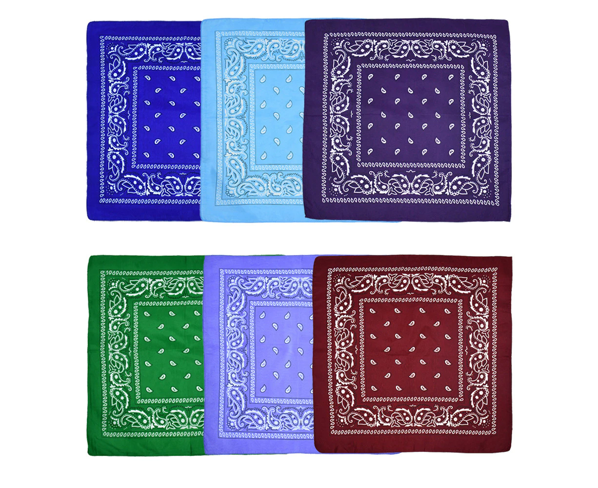 Polyester Bandanas 54X54Cm Hair Accessory,Style2