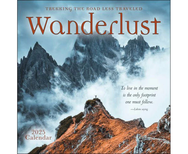 2025 Wanderlust Wall Calendar (Online Exclusive)