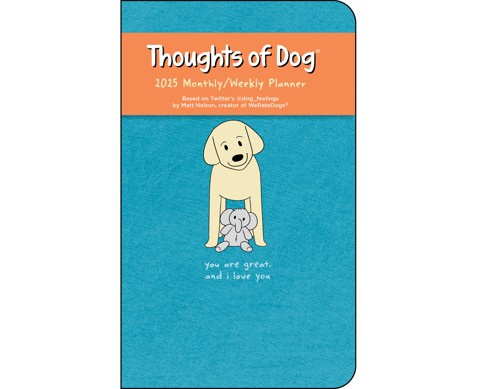 2025 Planner Thoughts of Dog Weekly/Monthly Engagement Andrews McMeel AM87162