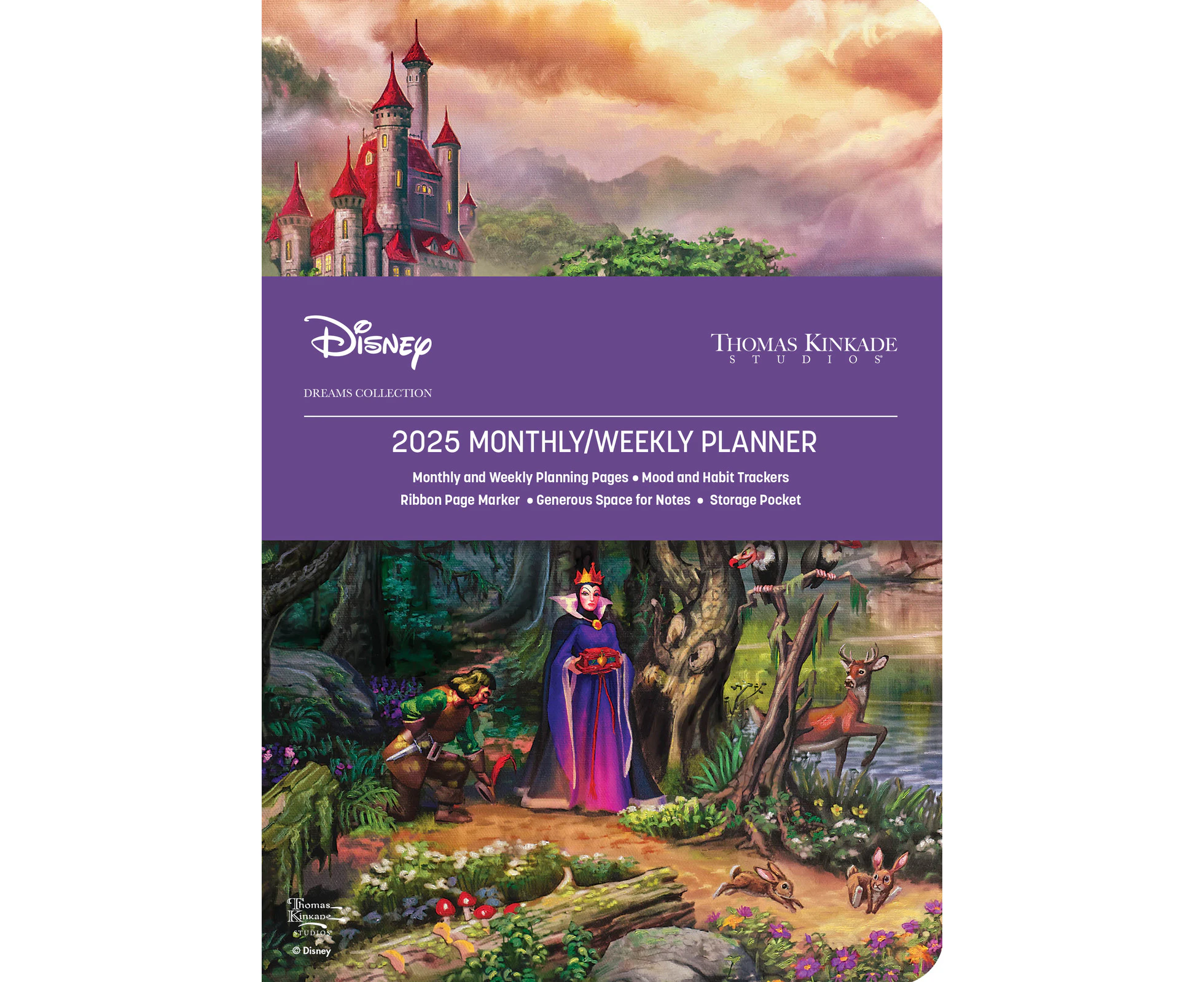 2025 Planner Thomas Kinkade Disney Dreams Collection Soft Cover Engagement Andrews McMeel AM92760