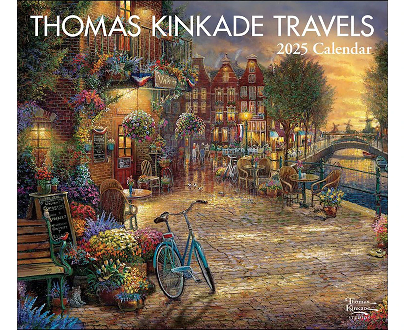 2025 Calendar Thomas Kinkade Travels Deluxe Wall Andrews McMeel AM92807