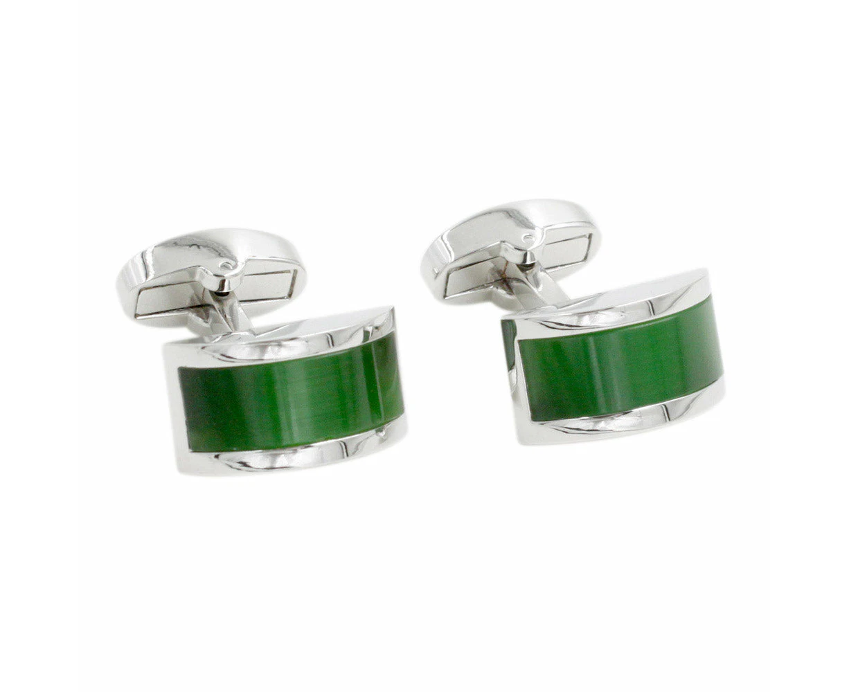 Emerald Green Cufflinks    from AUSCUFFLINKS - Box