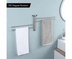 Swivel Towel Rack, Bathroom Swivel Towel Bar Swing Out Towel Holder 4-Arm