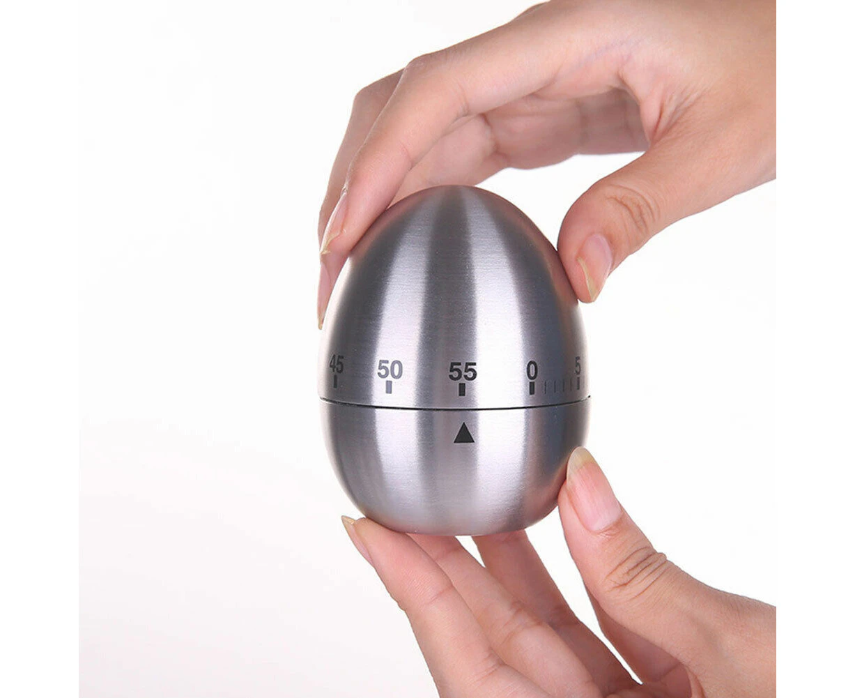 Shaped Stainless Steel Mechanical Countdown Minutes Kitchen Timer Tools